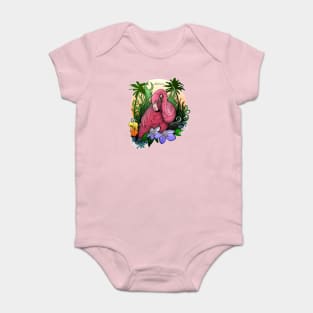 Flamingo Baby Bodysuit